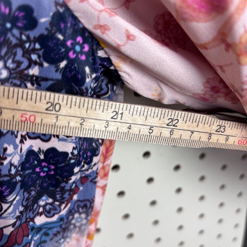 Soft Surroundings Nassau Maxi Dress Satin Bandana Print Women’s XL - Picture 6 of 9